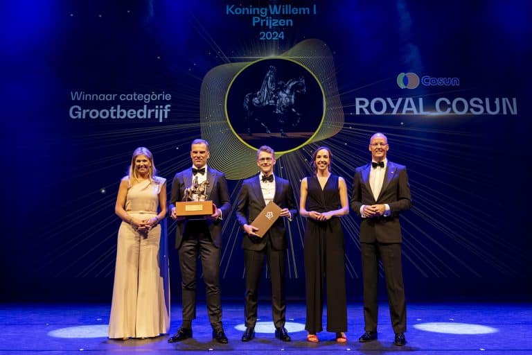 Cosun Proud Winner of the Koning Willem I Award 2024